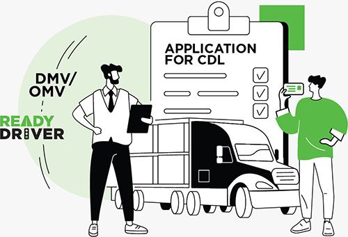 Apply for your CDL at the OMV/DMV
